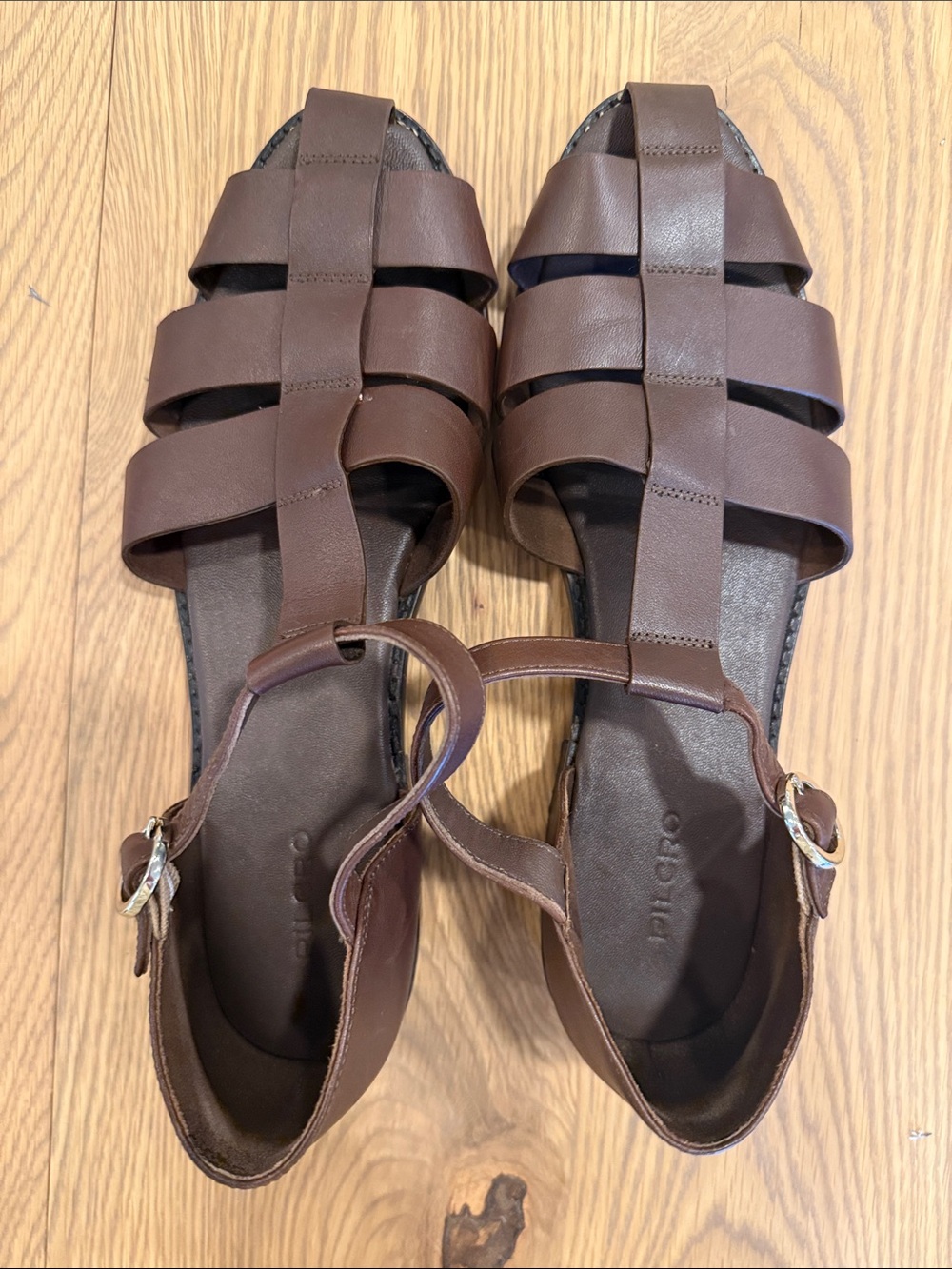 Pilcro Brown Strappy Women's Sandals
